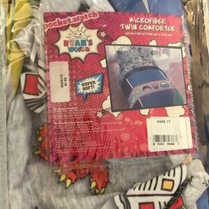 Ryan's World Microfiber Twin Comforter 2 Pillow Sheets super soft bedding